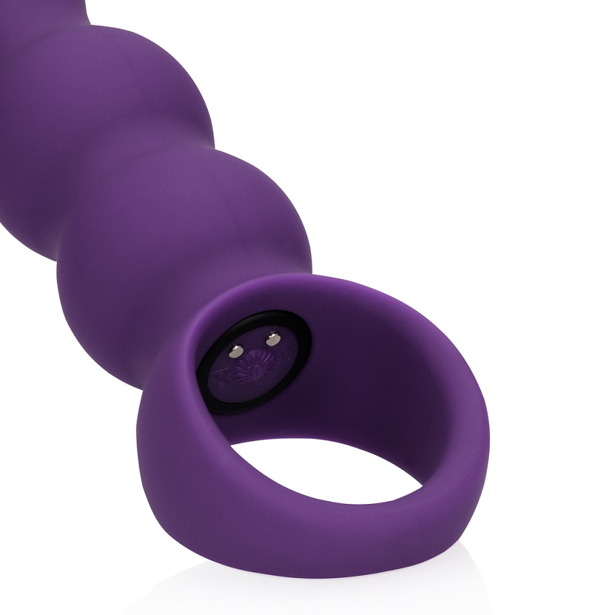 This Teardrop Shaped Anal Vibrator is designed to provide pl... Loveline - Teardrop Anal Vibrator - Purple photo-7