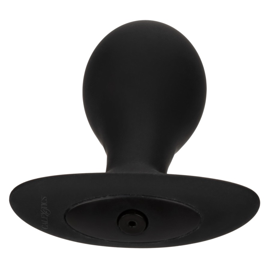 The CalExotics Large Weighted Silicone Inflatable Plug is a ... CEN - Weighted Inflatable Plug L - Black photo-9