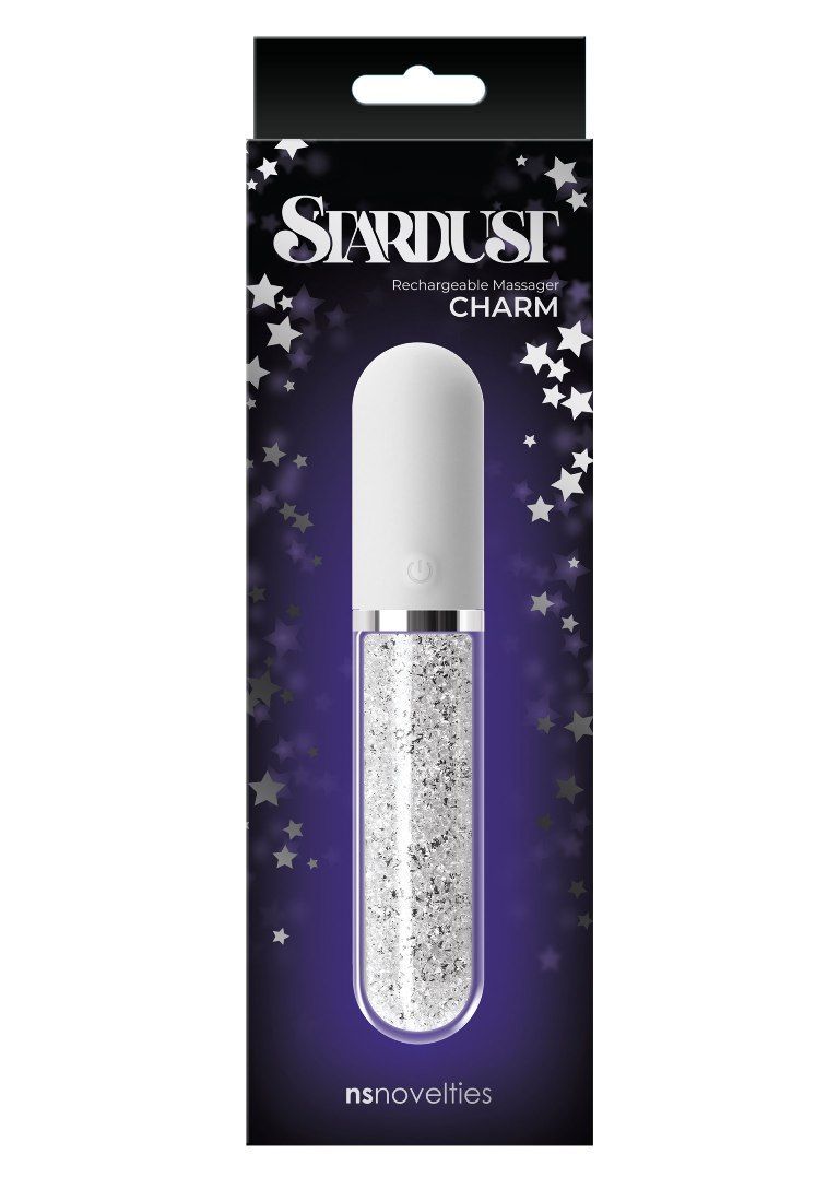 Experience the cosmic energy of Stardust. Combining colored ... NS Novelties - Stardust Charm Vibe - White photo-2