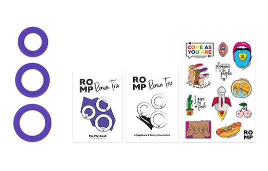Remix Trio packs a selection of three durable, super stretch... Romp - Remix Trio Ring - Purple photo-8