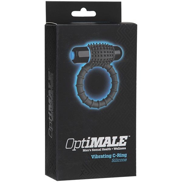 This powerful Vibrating C-Ring is made for pleasuring you an... Doc Johnson - OptiMale Vibrating C-Ring - Grey photo-2