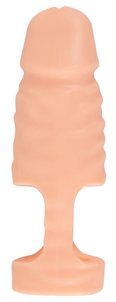The Ball Stretcher from Realistixxx comes with a dildo and a... Realistixxx - Ball Stretcher - Flesh photo-9