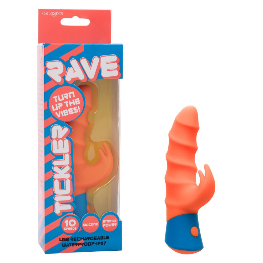 Turn up the fun and dive into waves of pleasure with the Rav... CEN - Rave Tickler Vibe - Orange photo-8