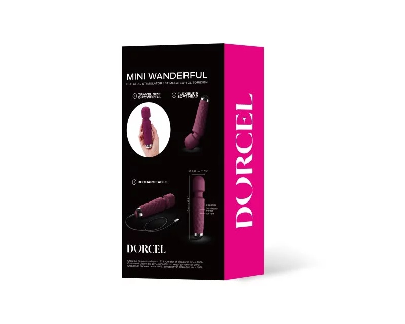 Treat yourself to the Mini version of Wanderful, your best t... Dorcel - Mini Wanderful Massager - Plum photo-10