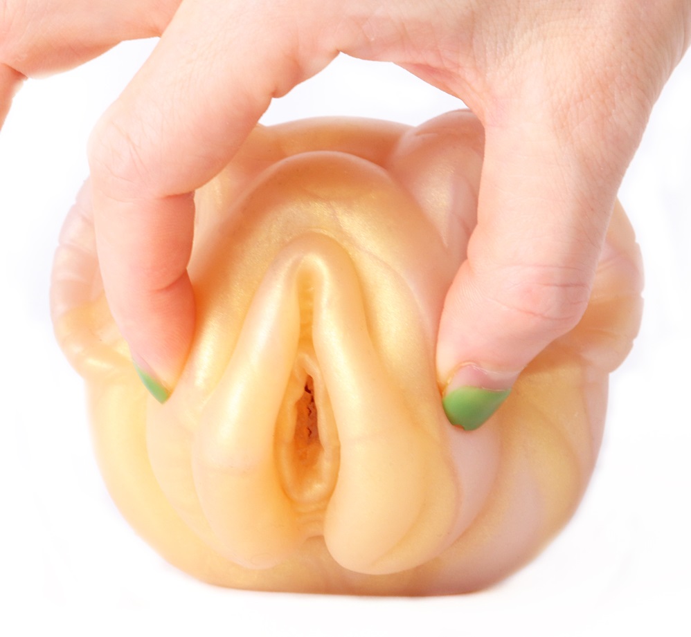 Material: Liquid silicone
Size: 10*16cm
Net weight: 622.2g FAAK - Horned Sheep Masturbator - Peach photo-5