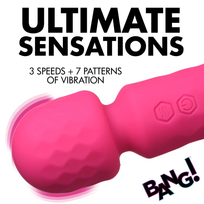 This is for the discreet hedonists. For those always ready f... Bang! - 10X Mini Wand - Pink photo-5
