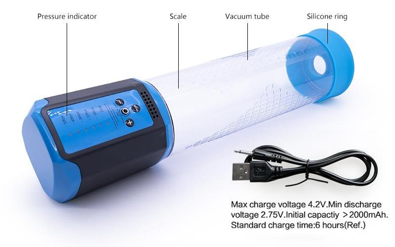 Intelligent Automatic Pump
Working model:5 speed&... Canwin - Penis Auto Pump - Blue photo-4