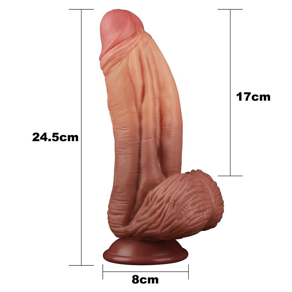 Built to deliver the most lifelike satisfaction, Love Toy Ki... Lovetoy - 10" Dual Layered King Sized Cock photo-17