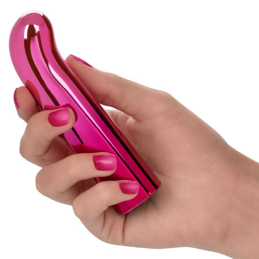 The shining Glam G Vibe bullet is a sleek G-curve vibrator p... CEN - Glam G Vibe - Pink photo-2