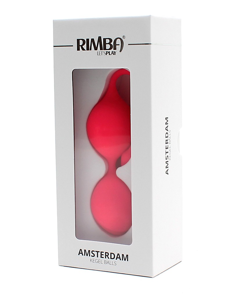 These bigger shaped kegel balls help you to train your pelvi... Rimba - Amsterdam Kegel Balls 35mm - Pink photo-6
