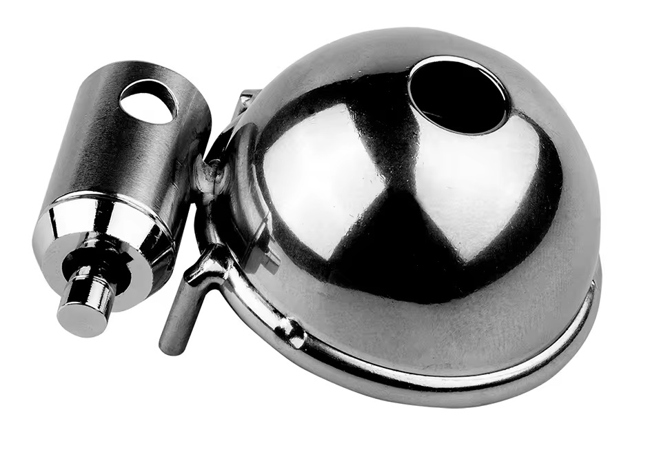 Short chastity device for men
Material: Stainless steel
Ca... MT - Short Cock Cage 50mm - Silver photo-6