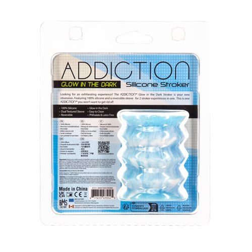 Looking for an exhilarating experience? Let the new Addictio... Addiction – Glow Reversible Stroker w Vibro Bullet photo-12