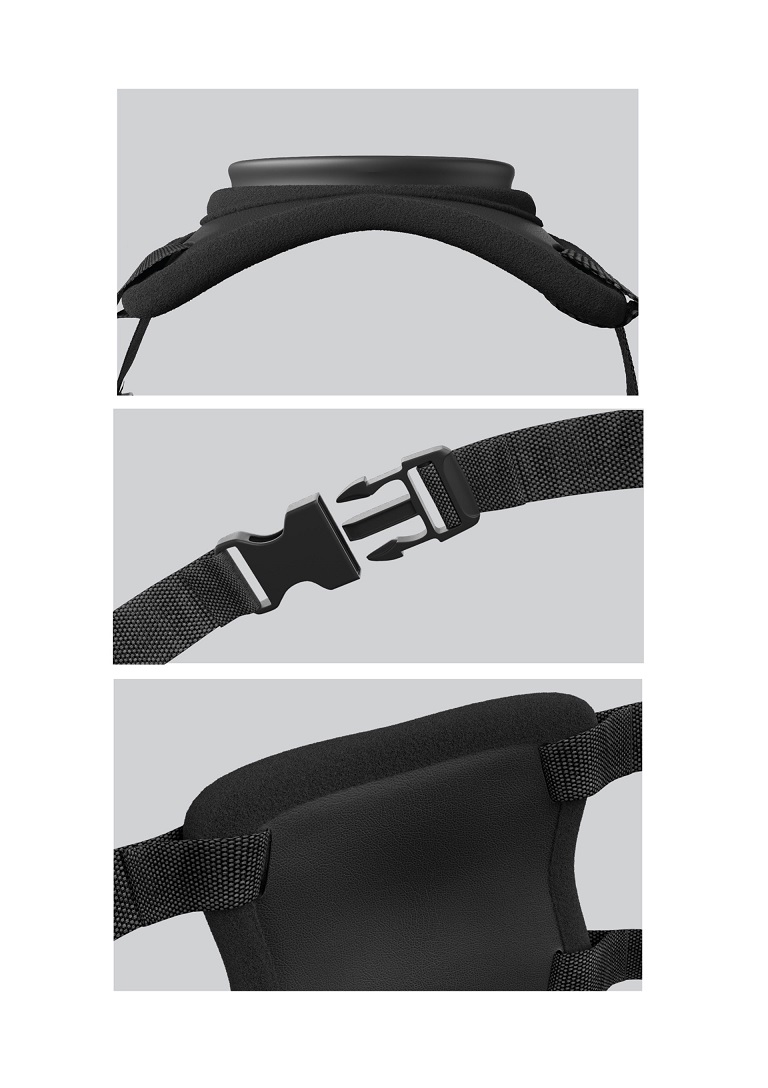 No Rings. No Snaps. No Hassle!
PUSH-AND-PLAY Patented Power... Pipedream - Body Dock Lap Harness - Black photo-4