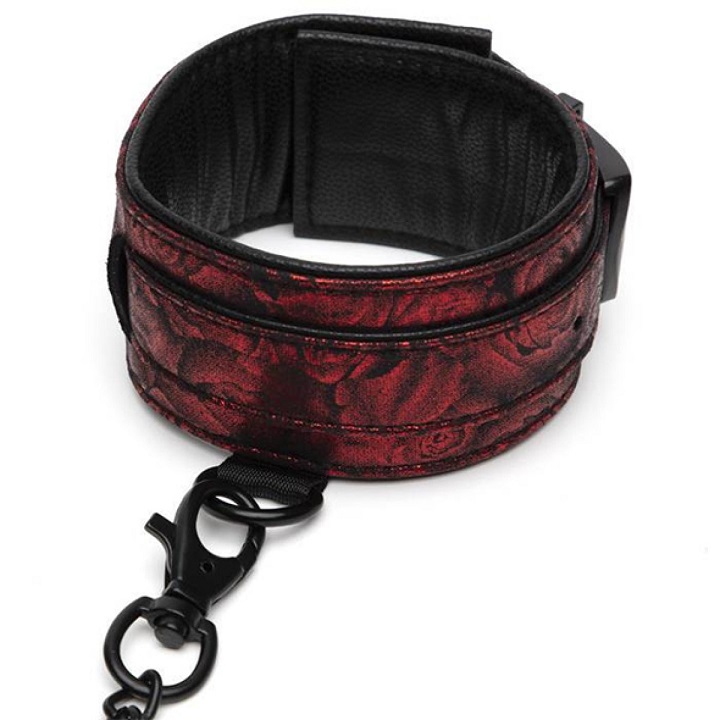 In celebration of a decade of erotic discovery and fulfillme... Fifty Shades of Grey - Sweet Anticipation Ankle Cuffs - Red photo-3