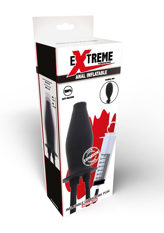 Extreme by Hidden Desire offers a unique collection of infla... Hidden Desire - Extreme Inflatable Lubricate Plug - Black photo-8