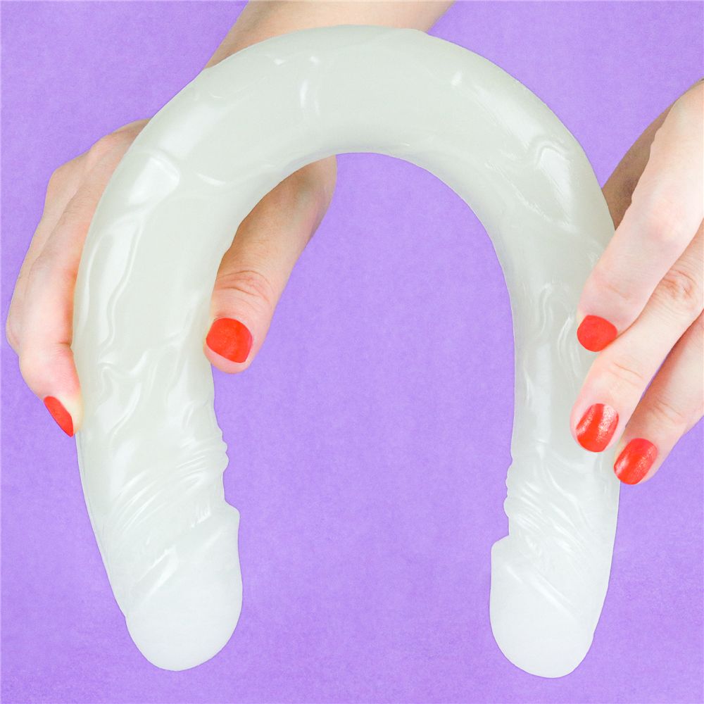 Illuminate your darkest pleasures with Lumino play dildo.
Lu... Lovetoy - 14" Lumino Play Double Dildo - Clear photo-3