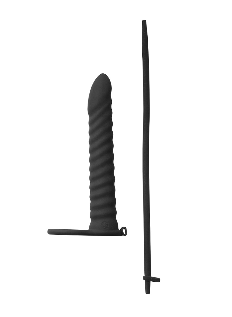 Strap-on for double penetration Rori is made of hypoallergen... Lola Games - Pure Passion Rori Strap-On - Black photo-4