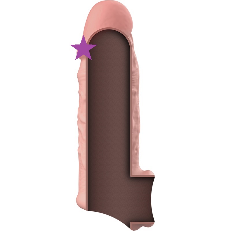 Increase your girth and intensify the pleasure for both of y... VirilXL - V7 Penis Extender - Flesh photo-2