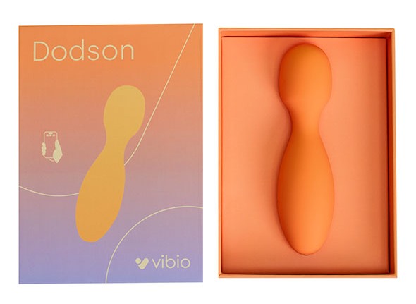 Dodson is a unisex mini wand featuring powerful technology t... Vibio - Dodson App-Controlled Mini Wand - Orange photo-3