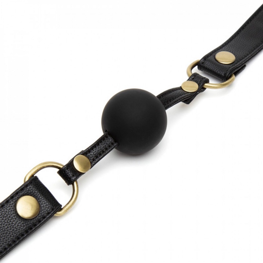 Whether you're the one doing the binding or the one bein... Fifty Shades of Grey - Bound to You Ball Gag - Black photo-3