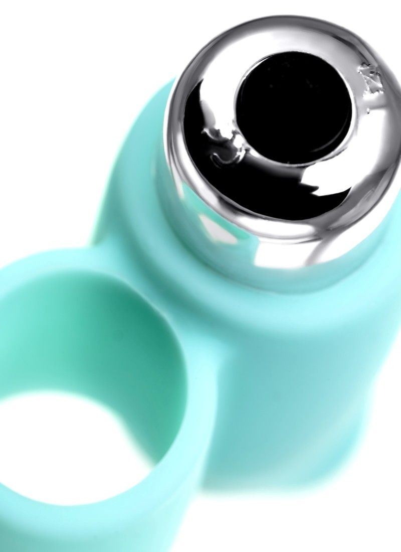 This toy is put on the finger and becomes an extension of th... JOS - Bliss Finger Vibrator - Blue photo-7