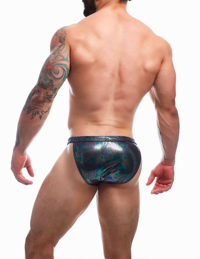 This low-cut bikini is the perfect pair for those who priori... Cut4men - Tanga Brief - Black - M photo-2