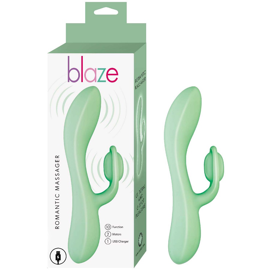 The Nasstoys Blaze Romantic Massager is a beautifully design... Nasstoys - Blaze Romantic Vibrator - Aqua photo-4