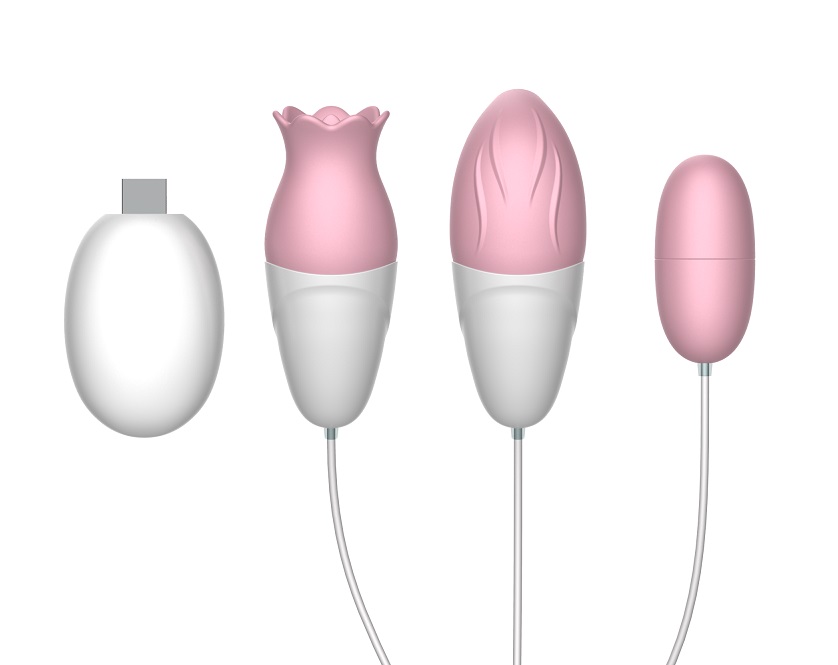 It is a 3-in-1 vibrating vibrator set that combines a mini v... Secwell - Cupid Arrow Egg Vibrators - Pink photo-3