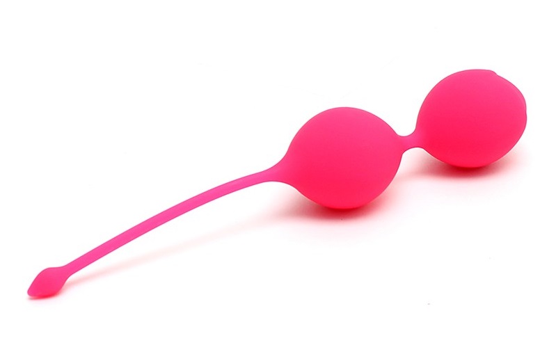 These bigger shaped kegel balls help you to train your pelvi... Rimba - Amsterdam Kegel Balls 35mm - Pink photo-3