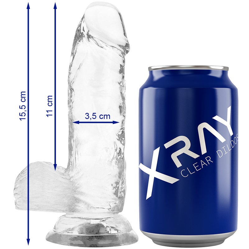 X Ray Clear is a true pleasure experience with a specially d... X Ray - Strap-On Harness w 15.5cm Realistic Dildo photo-9
