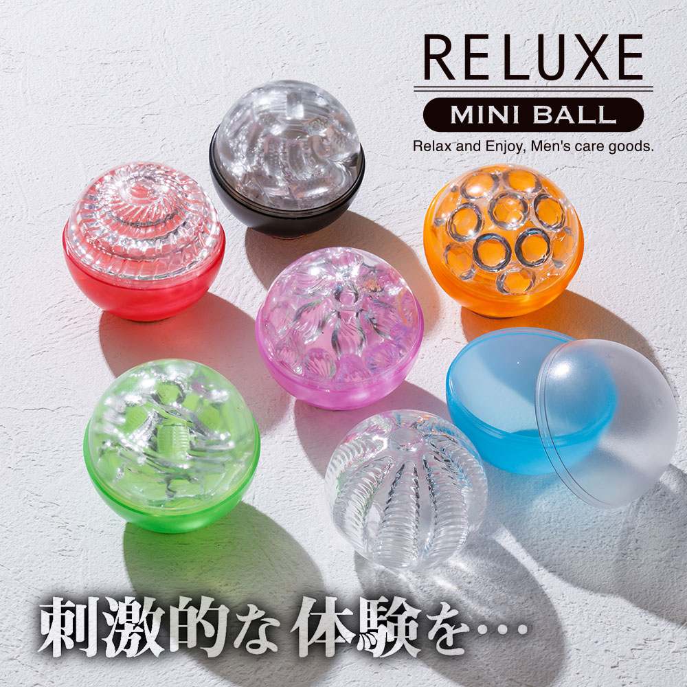 The popular product Relaxe is now available in a mini-size b... T-Best - Reluxe Mini Ball Masturbator - Red photo-6