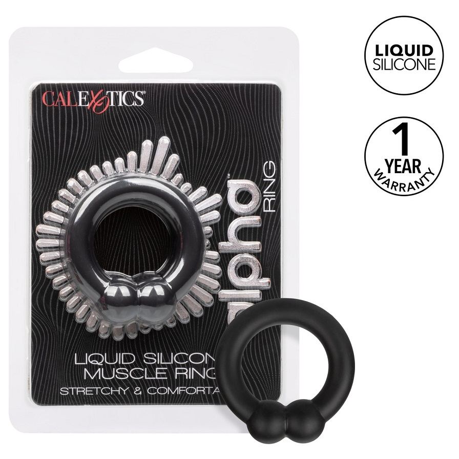 From bashful beginners to erotic experts, the Alpha Liquid S... CEN - Alpha Muscle Ring - Black photo-7