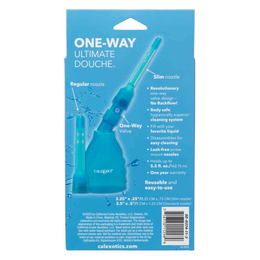 Keep your intimate moments fresh and worry-free with the One... CEN - One-Way Ultimate Douche - Blue photo-8