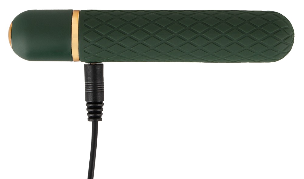 Waterproof luxury for on the go!
The mini vibrator Luxurious... Emerald Love - Luxurious Bullet Vibe - Green photo-4