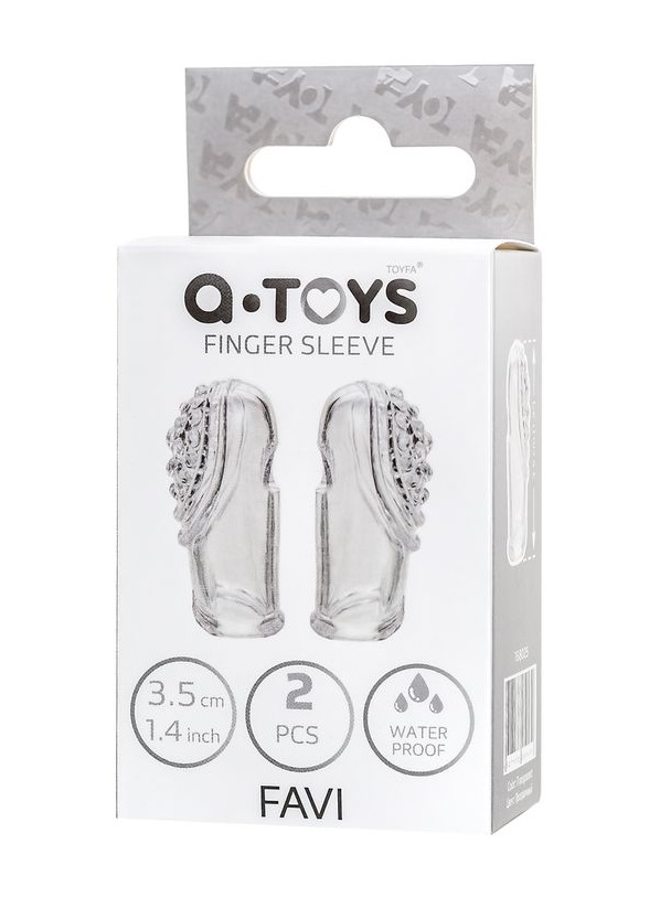 The A-Toys Favi finger attachment kit is made of a safe, sof... A-Toys - Favi Finger Sleeves - Clear photo-10