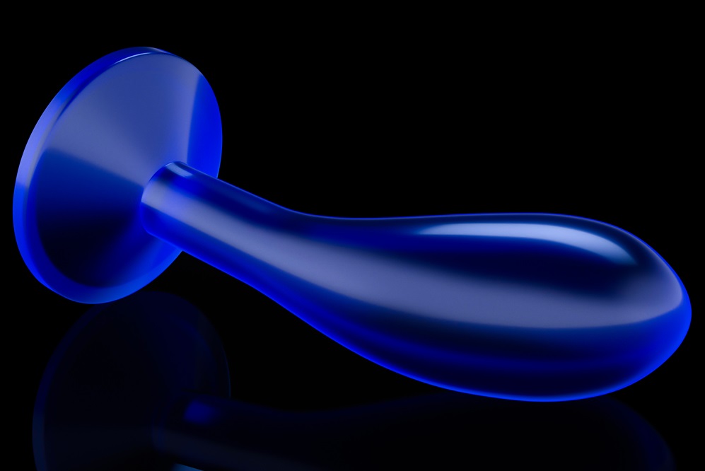 A sight for the most erotic of fantasies, lovetoy flawless c... Lovetoy - Flawless Prostate Plug 6'' - Blue photo-2