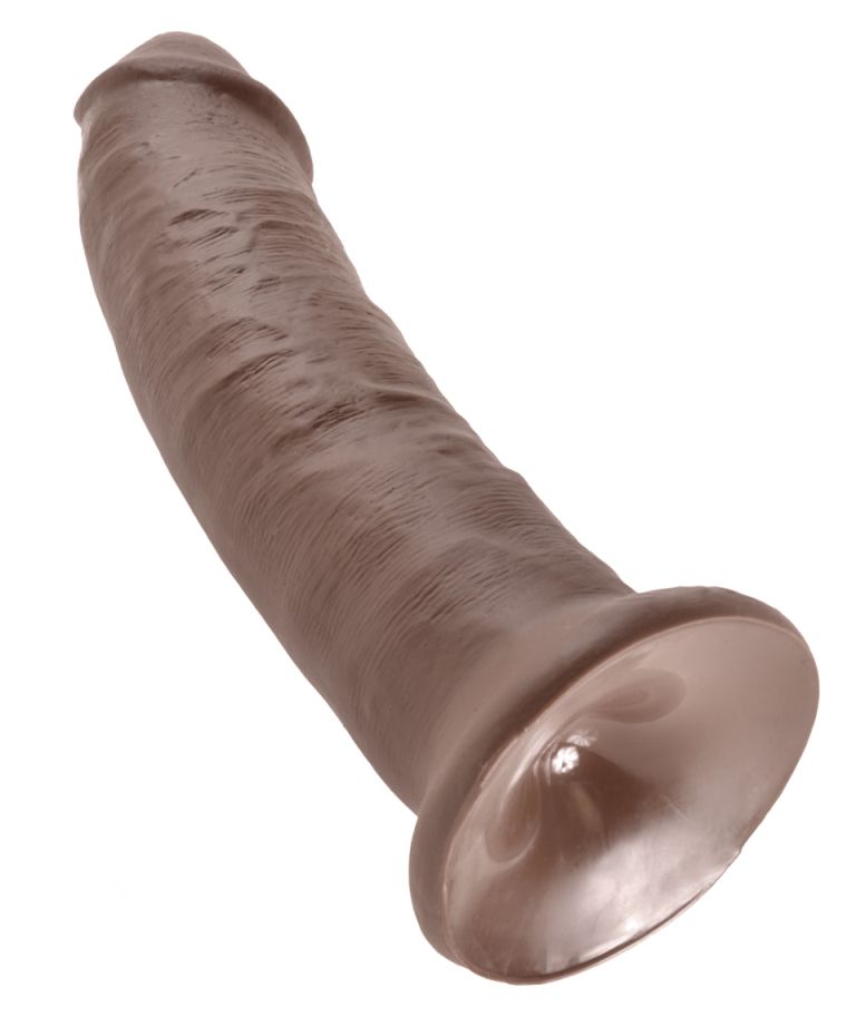 Do you want your first dildo to look and feel just like the ... King Cock - Cock 9" - Brown photo-3