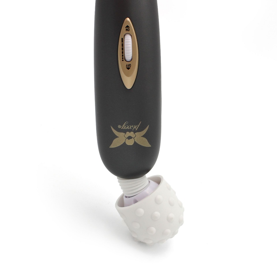 Extremely powerful Pixey Exceed v2 – Anthracite/Gold, compac... Pixey - Exceed Wand Massager photo-4