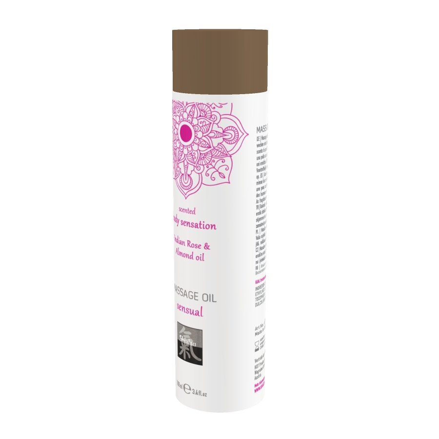 Treat yourself and your partner with this smooth massage oil... Shiatsu - Massage Sensual Indian Rose & Almond Oil - 100ml photo-2