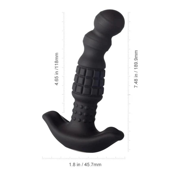 Rolling Beads Vibrating Prostate Massager
Big and mighty, P... Honey Play Box - Pineapple Vibro Prostate Massager - Black photo-7