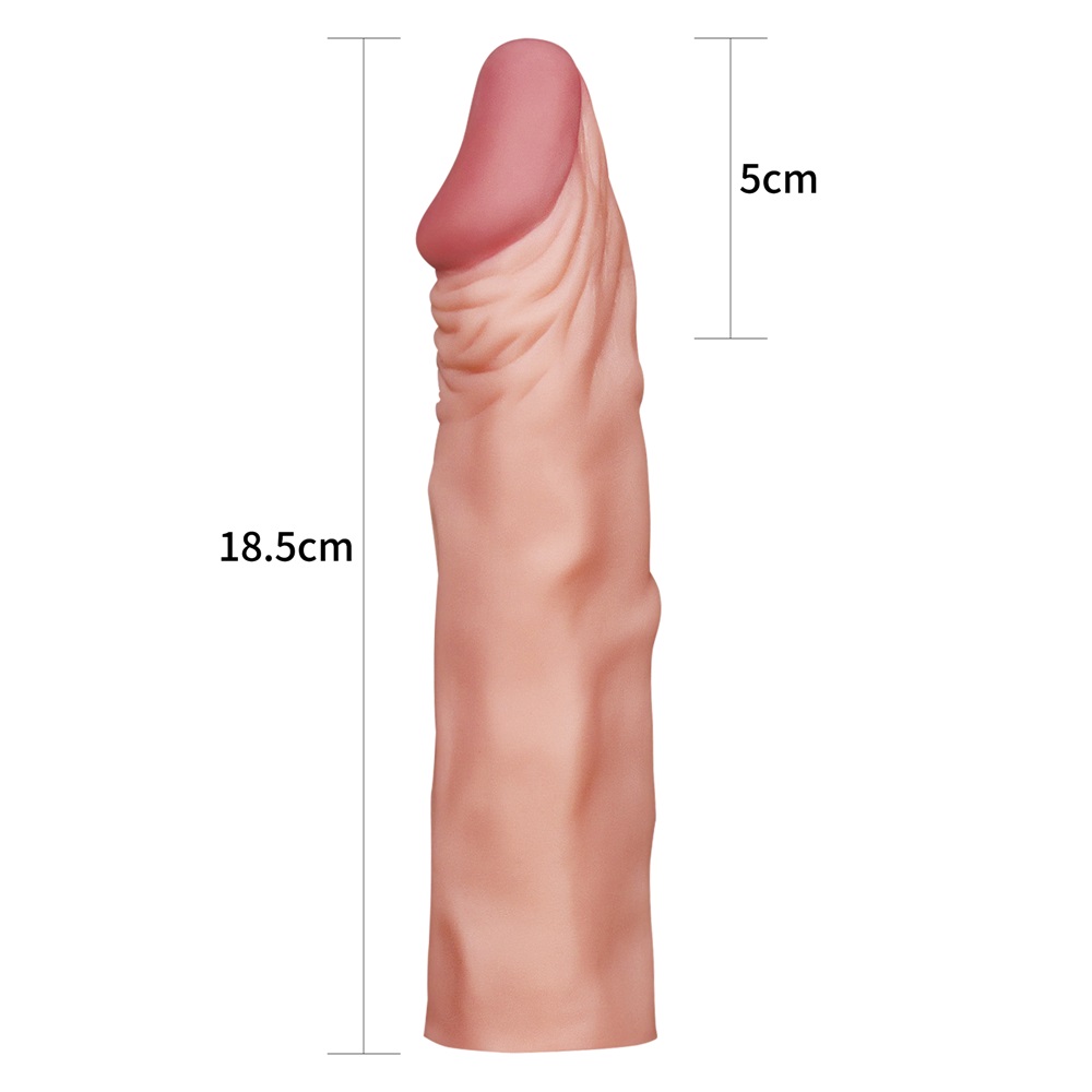 Lovetoy - X-Tender 陰莖套 7.5" - 肉色 Lovetoy - X-Tender 陰莖套 7.5" - 肉色 照片-6