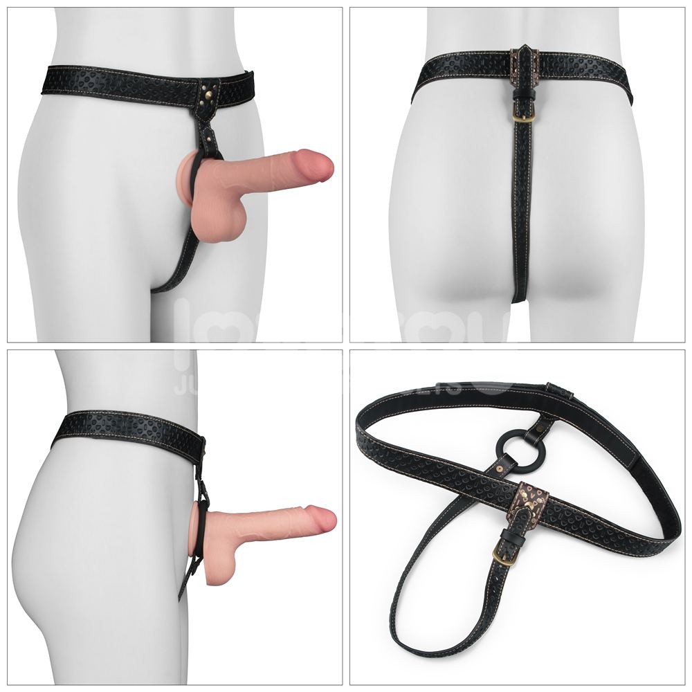 Explore the daring contours of desire with Rebellion Reign S... Lovetoy - Rebellion Reign Strap-On Harness - Black photo-9