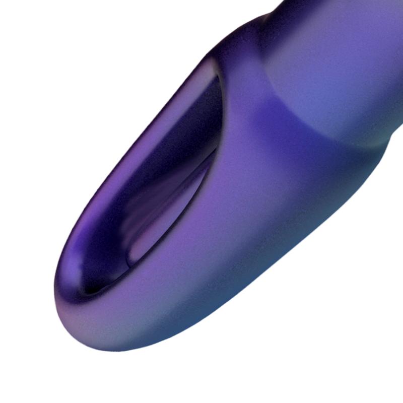 Strap in for a journey that’s anything but ordinary. With 10... Hueman - Voyager Flapping Vibro Plug - Purple photo-5
