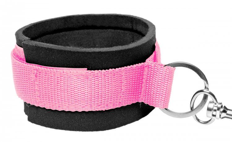 The Frisky Bedroom Restraint Kit is portable and easily rest... Frisky - Bedroom Restraint Kit - Pink photo-2
