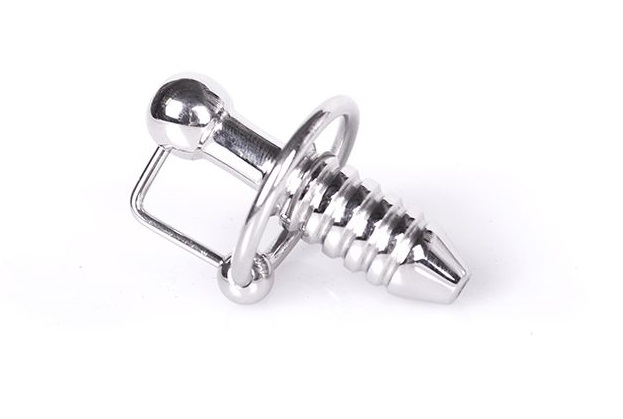 Amazing unique design penis plug. The grooves are designed t... Kiotos - Torpedo Ring Sperm Stopper 28mm photo-2
