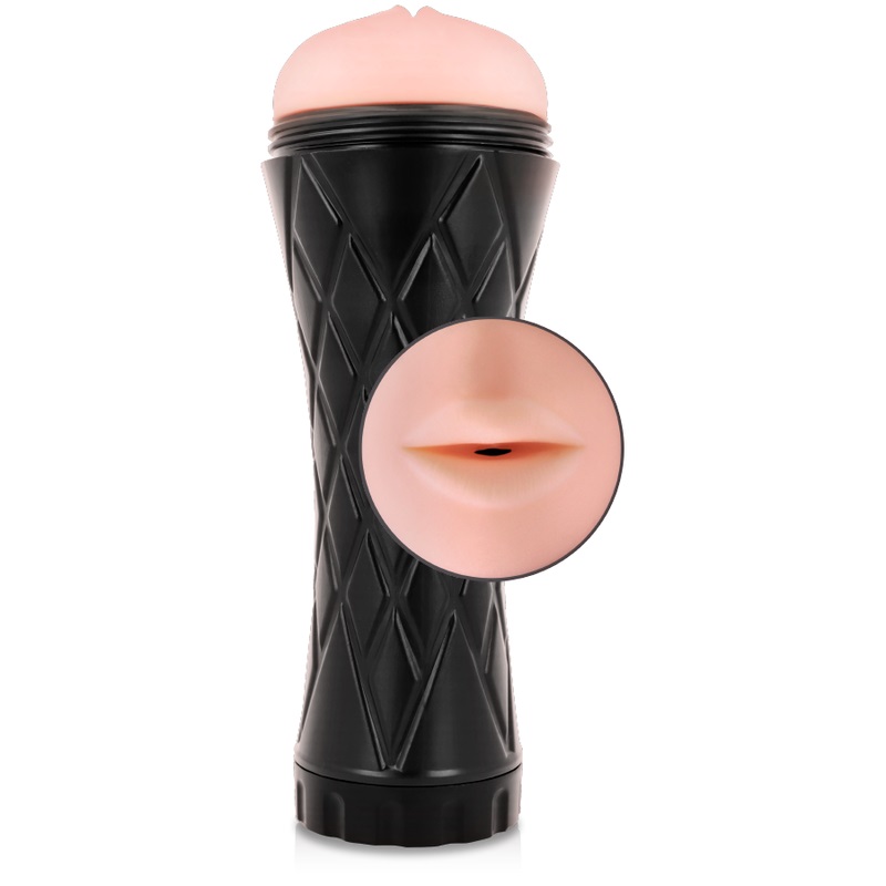 According to the latest studies on male masturbation, we can... Jamyjob - Mouth Masturbator - Black photo-4