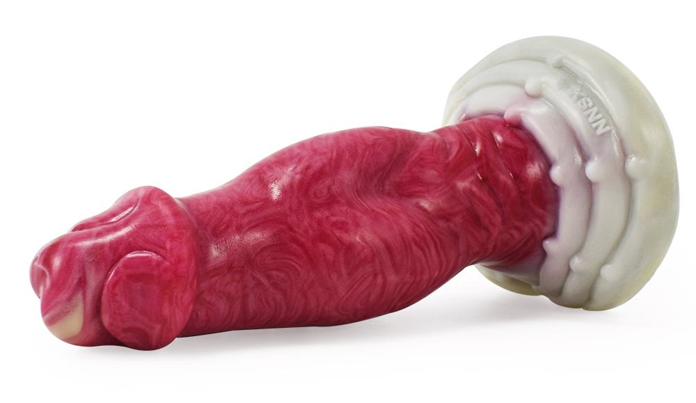 Realistic glans, extra thick dildo / butt plug. Soft and com... FAAK - Thick Glans Dildo - Hellfire photo-16