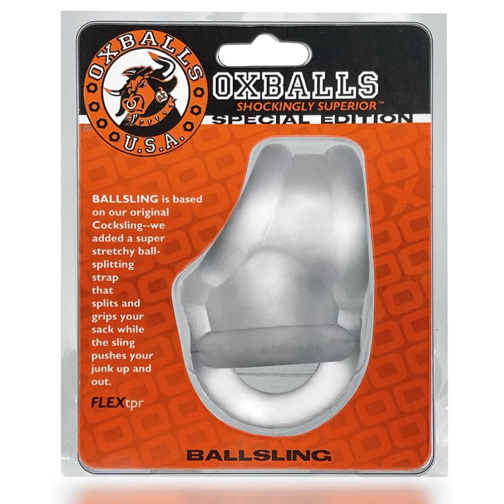 BALLSLING is a special limited edition cocksling modeled aft... Oxballs - Ballsling - Clear Ice photo-7