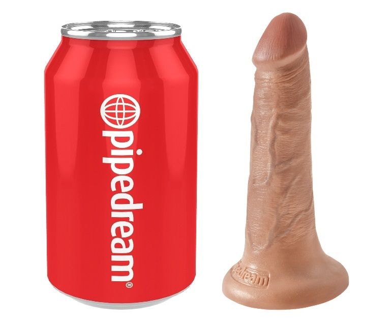 Do you want your first dildo to look and feel just like the ... King Cock - Cock 5″ - Caramel photo-6
