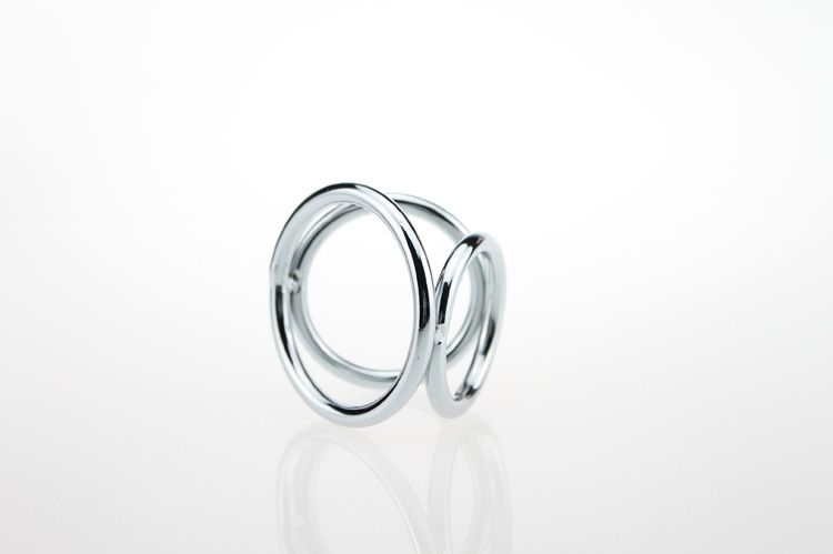 MT - Cock Ring Triple 32x40x45 mm MT - Cock Ring Triple 32x40x45 mm photo-4